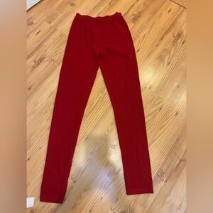 Neiman Marcus Red Cashmere Garment pants